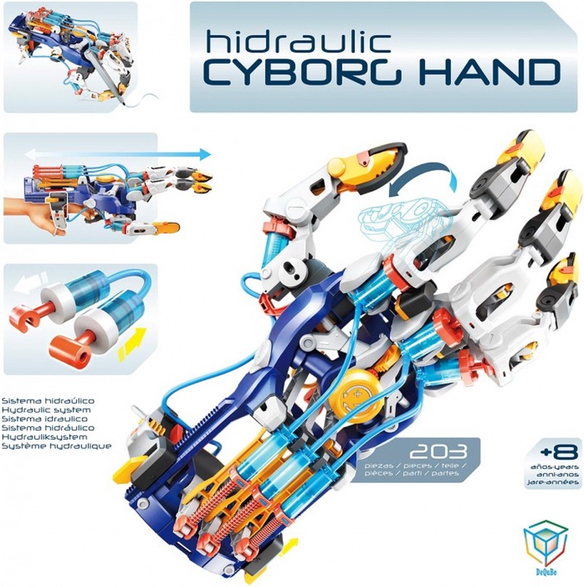 The Source - Hydraulic Cyborg Hand - Age 10+ | ذا سورس - يد السايبورغ الهيدروليكية - العمر 10+