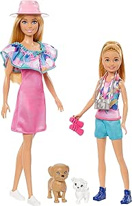 BRB STACIE & BRB 2PK -– Fun Doll Duo for Imaginative Play | طقم دميتين ستايسي وباربي للعب التخيلي الممتع