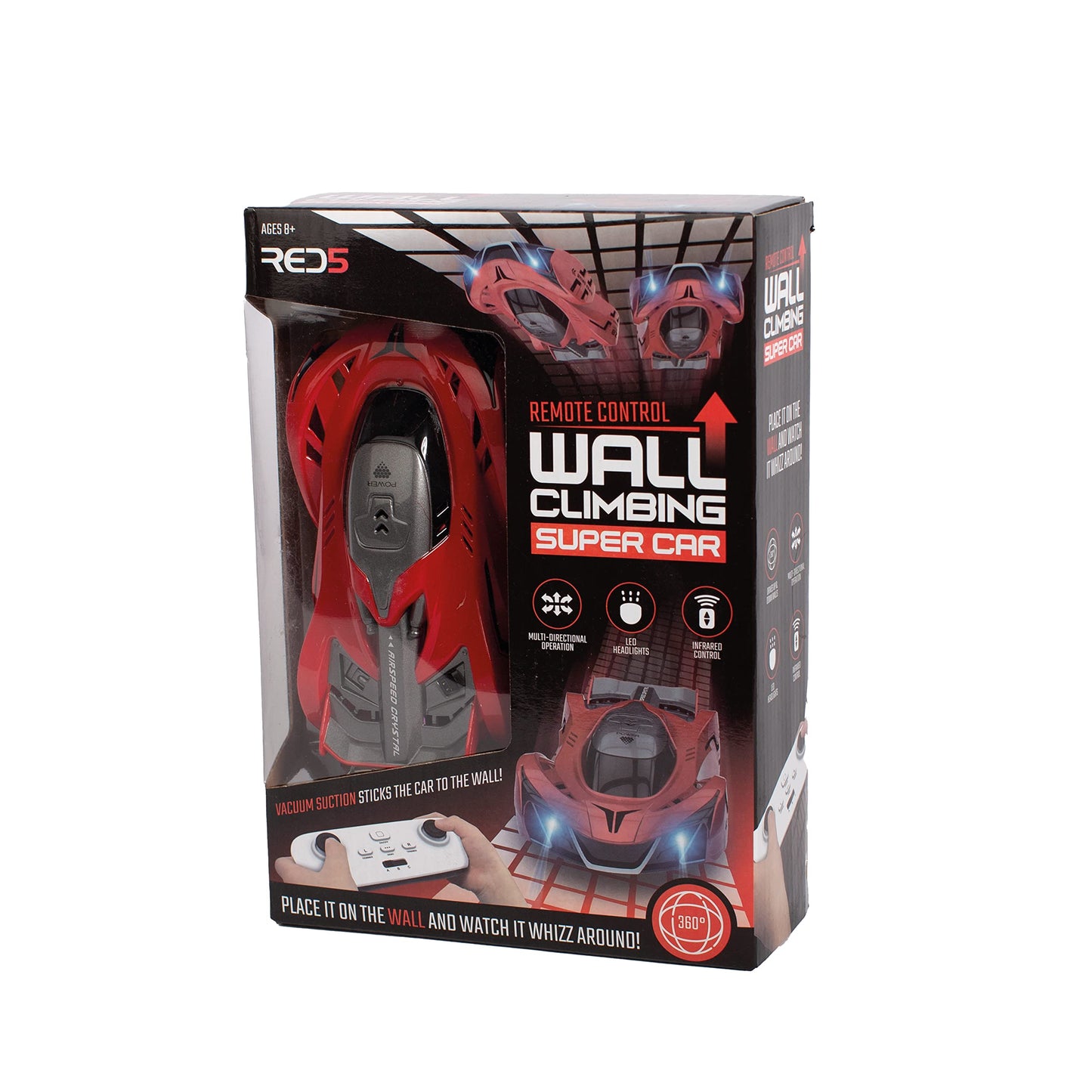 The Source - Wall Climbing Super Car - Red | ذا سورس - سيارة سوبر قابلة للتسلق على الجدران - أحمر