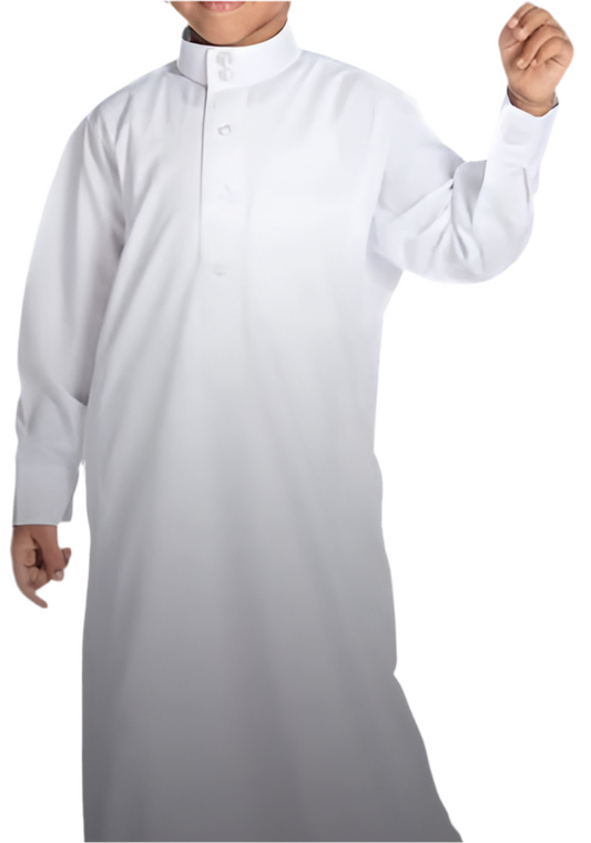 Boy White Dishdash