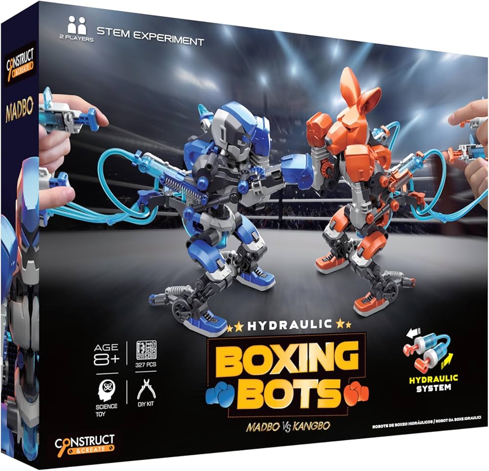 The Source - Hydraulic Boxing Bots - Age 8+ | ذا سورس - روبوتات الملاكمة الهيدروليكية - العمر 8+
