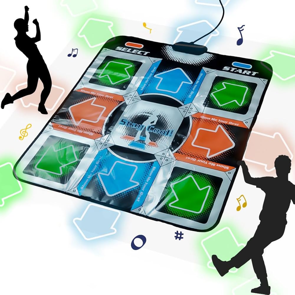 The Source - Retro Dance Mat - Age 8+ | ذا سورس - حصيرة رقص ريترو - العمر 8+