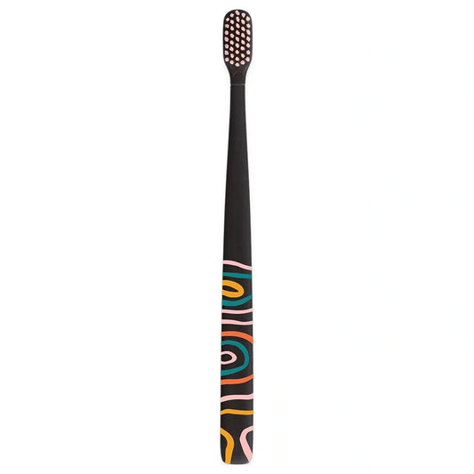 Toothbrush Cover & Toothbrush Flp Twigo Adult Basic Combo Pack / Smoke طقم فرشاة أسنان وغطاء بني