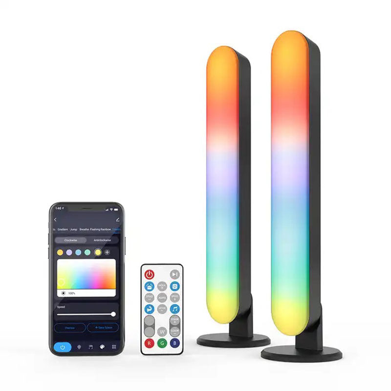 The Source - Set Of 2 Sound Activated Led Light Bars | ذا سورس - مجموعة من 2 شريط ضوء LED مفعّل بالصوت