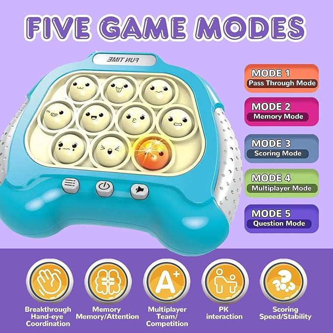 The Source - Push Popper Game - Blue | ذا سورس - لعبة ادفع الفقاعات - أزرق