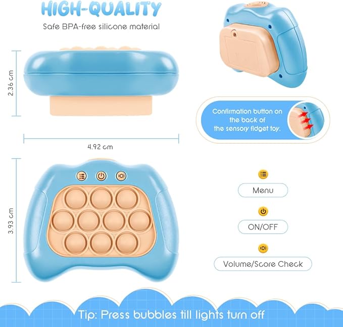 The Source - Push Popper Game - Blue | ذا سورس - لعبة ادفع الفقاعات - أزرق