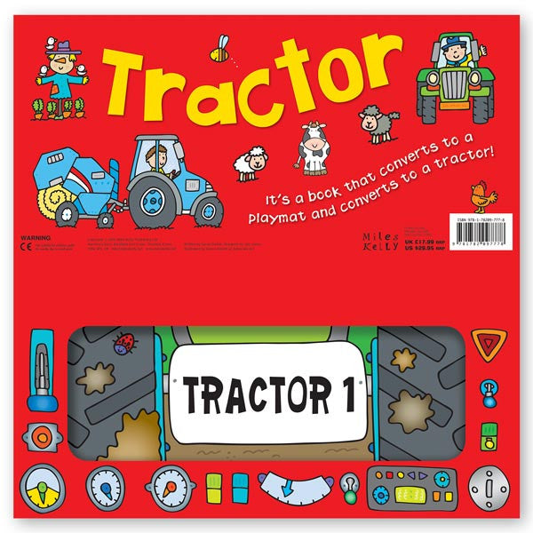 Convertible Tractor – Farm Playmat & Sit-in Tractor & Farmyard Animal Story