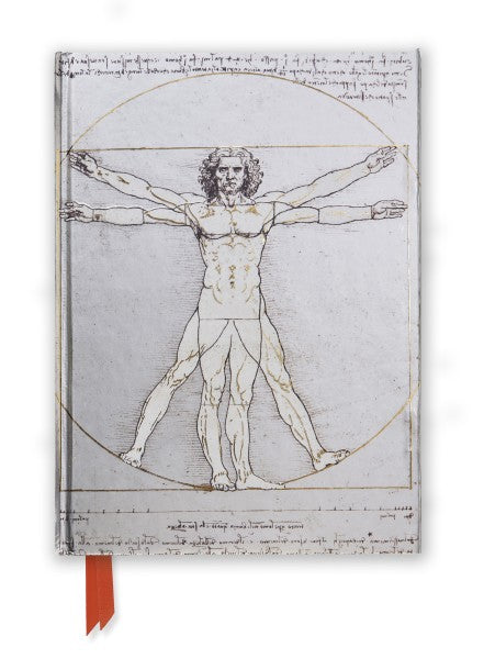 Book : Da Vinci: Vitruvian Man (Foiled Journal)