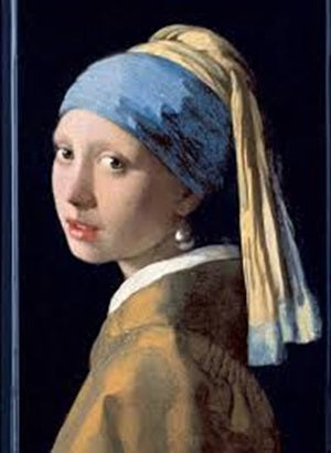 Book: Johannes Vermeer: Girl with a Pearl Earring (Foiled Journal)