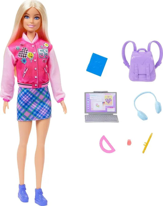 Barbie® Back to School Doll & Piece Count