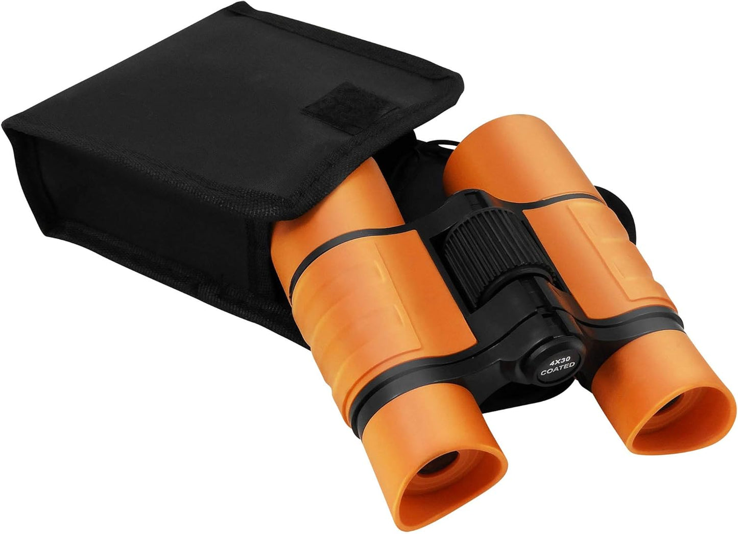 Buki France BN009 Binoculars with 4x Magnification. Lightweight Binoculars Gift Set for Kids. Childrens Outdoor Camping Kit with Strap, Bag & Lens Wipe STEM Toy. Spy Gift Suitable for Boys & Girls 6+