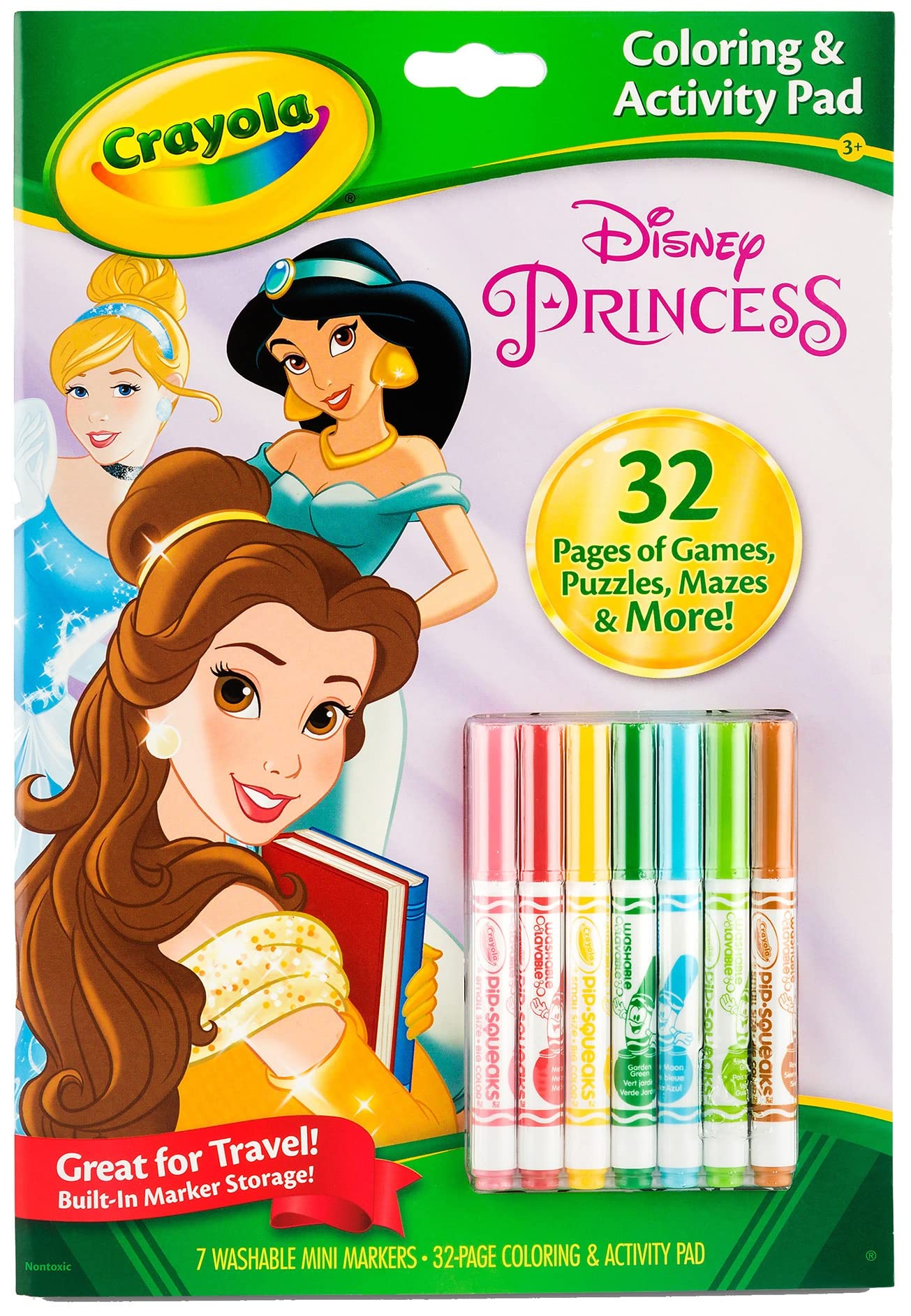 CRAYOLA COLOR & ACTIVITY PAD, DISNEY PRINCESS