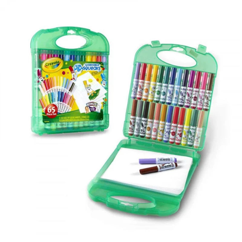CRAYOLA CREATE & COLOR MINI WASHABLE MARKERS AND PAPER
