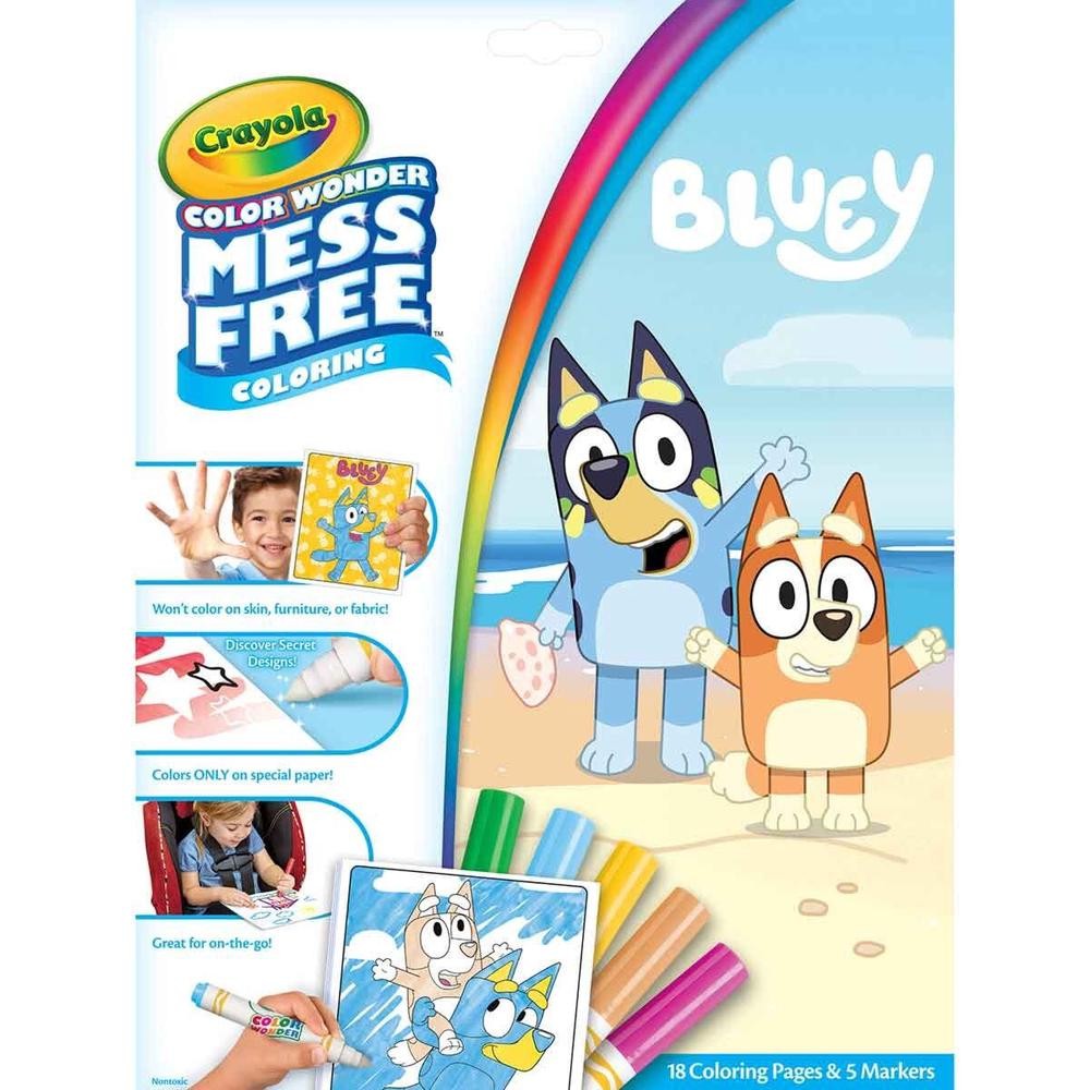CRAYOLA MESS FREE FOLDALOPE BLUEY