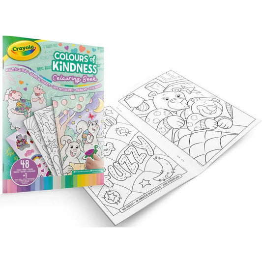 Crayola Color Of Kindness Coloring book 48 pages + 1 sticker sheet