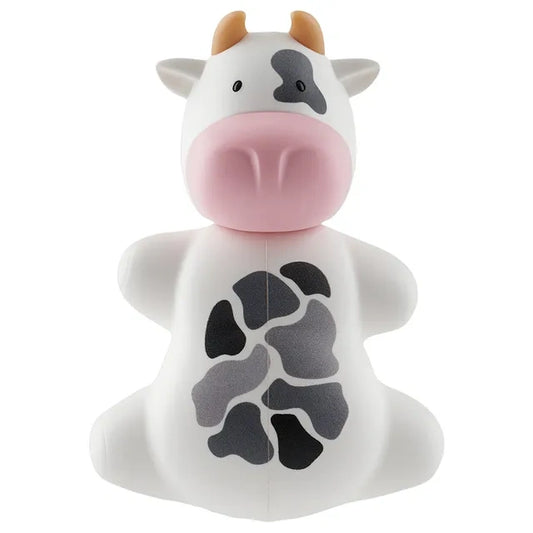 Toothbrush Cover & Toothbrush Flp Fun Animal (Combo Pack )/ Cow طقم فرشاة أسنان مع غطاء للأطفال بشكل بقرة لطيفة ومرحة