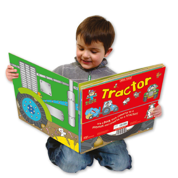 Convertible Tractor – Farm Playmat & Sit-in Tractor & Farmyard Animal Story