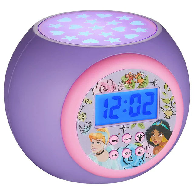 Disney - Projector Alarm Clock - Princess - Age 3+ | ديزني - منبه - أميرة ديزني - العمر 3+