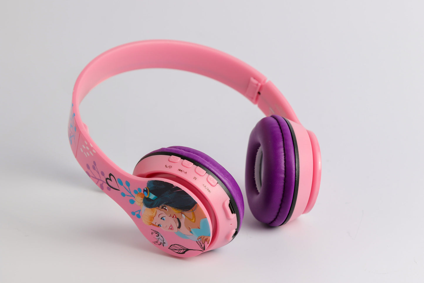 Disney - Kids BT Headphones Economy Line - Disney Princess - Age 3+ | ديزني - سماعات بلوتوث - أميرات ديزني - العمر 3+