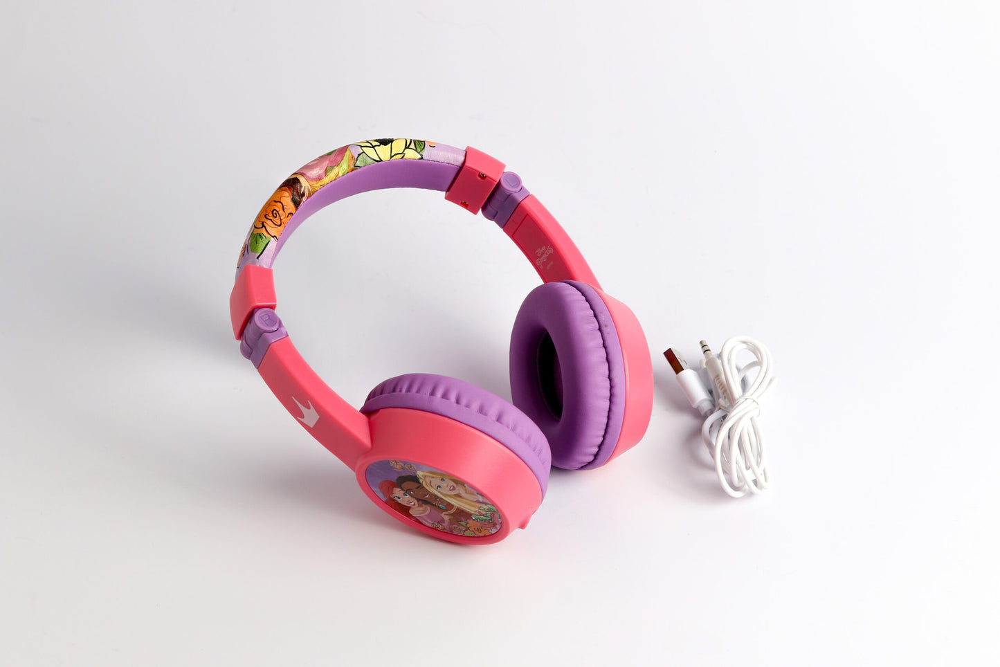 Disney - Princess Padded BT Headphones - Age 3+ | سماعات الرأس المبطنة BT - ديزني - العمر 3+