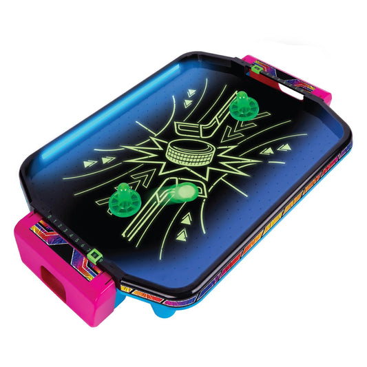 Ambassador – Electronic Arcade Air Hockey (Hyper Neon Series) لعبة الهوكي الهوائي الإلكترونية من أمباسادور – سلسلة هايبر نيون