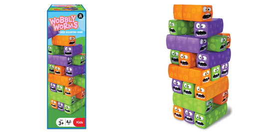 Ambassador – Wobbly Worm Tower Balancing Game - لعبة برج الدودة المتذبذبة