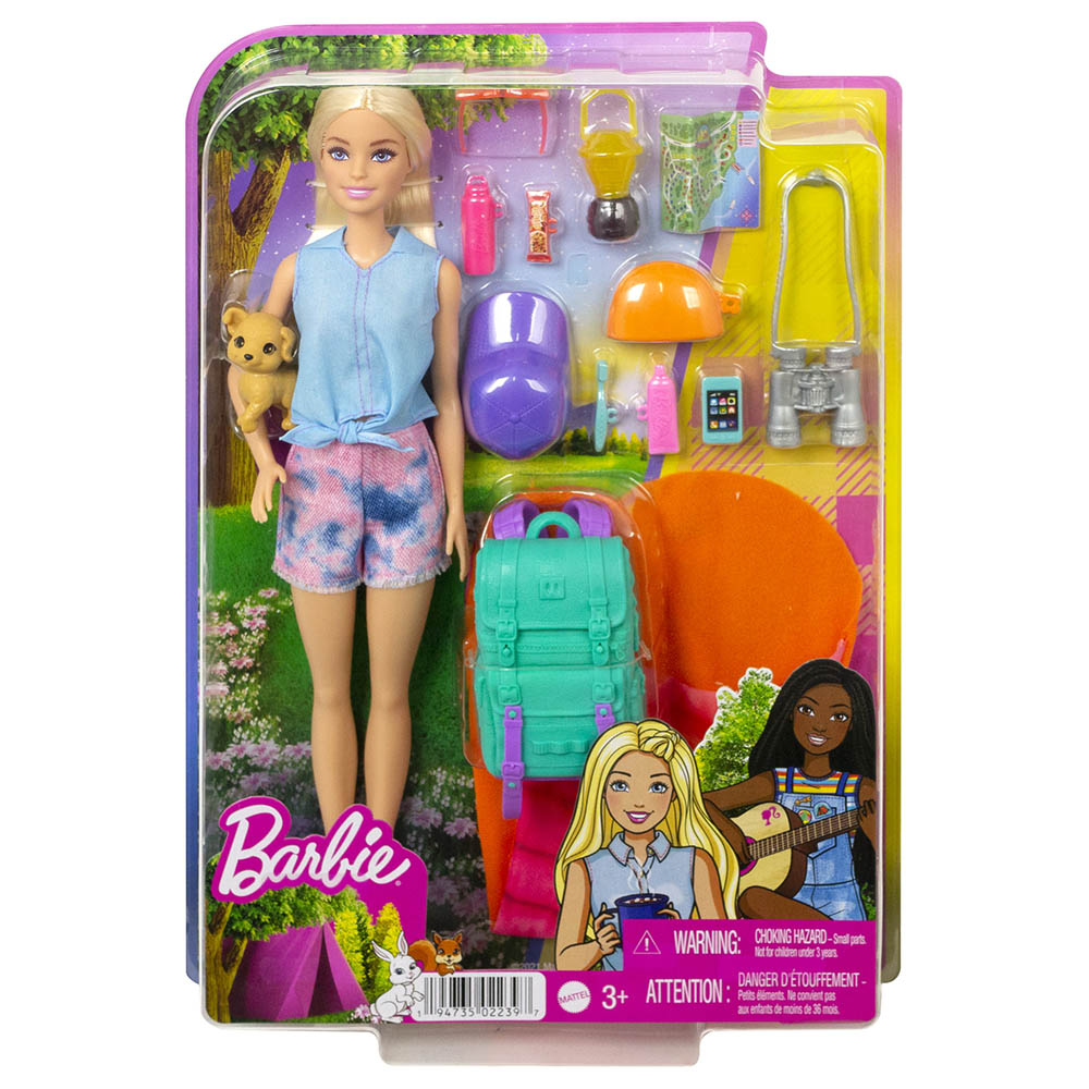 Barbie® Camping Dolls + Piece Count-Doll 2