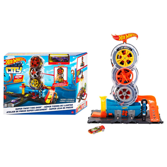HotWheels City Super Twist Tire Shop