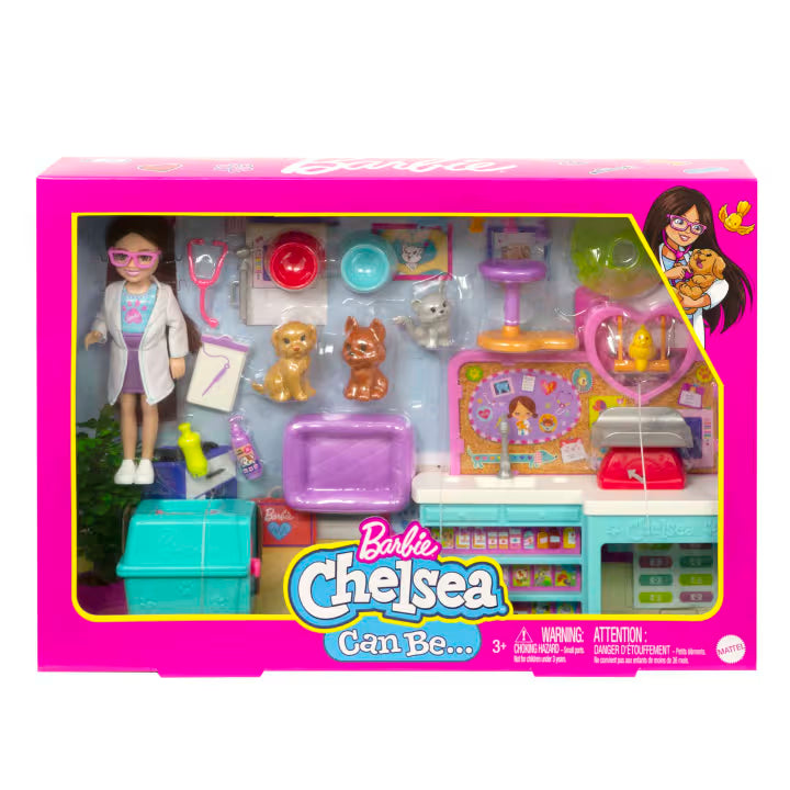 Barbie® Club Chelsea™ Can Be Pet Vet Playset