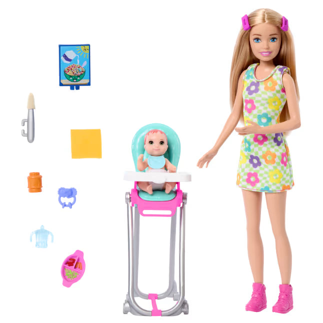 Barbie® Skipper™ Babysitters Inc.™ Doll and Playset - Feeding Baby (Blonde)