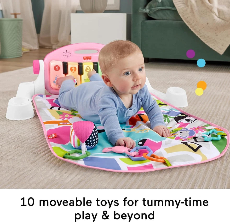Glow & Grow Kick & Play® Piano Gym Pink - QE