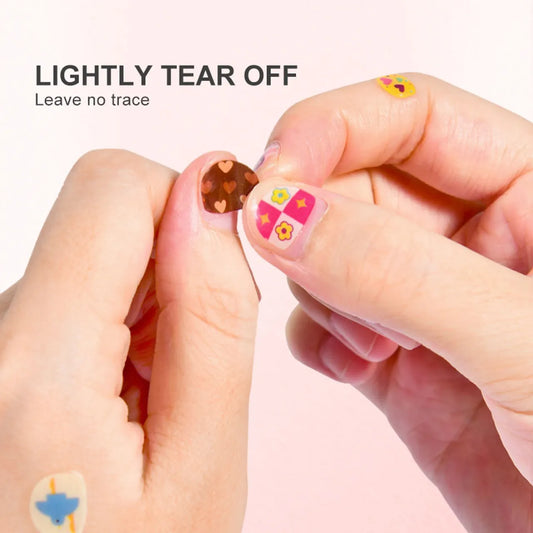 Mideer - Magic Mirror Theme Nail Sticker - Magic Girl - Age 3+ | ميدير - ملصقات الأظافر السحرية - فتاة السحر - العمر 3+