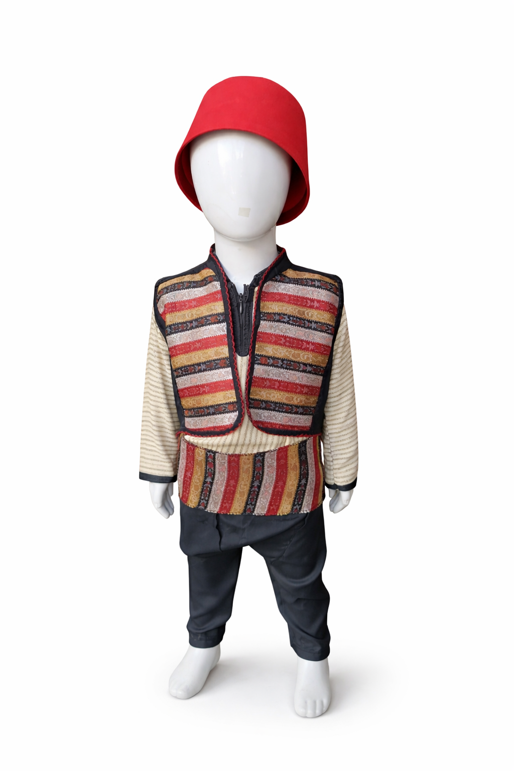 Msaharati Boy Outfit Msaharati Boy Outfit – Traditional Ramadan Night Drummer Costume | Cultural Kids Wear زي المسحراتي للأولاد – زي تقليدي لطبال رمضان | ملابس تراثية للأطفال