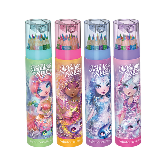 Nebulous Stars Sketch & Color Pencil Tubes