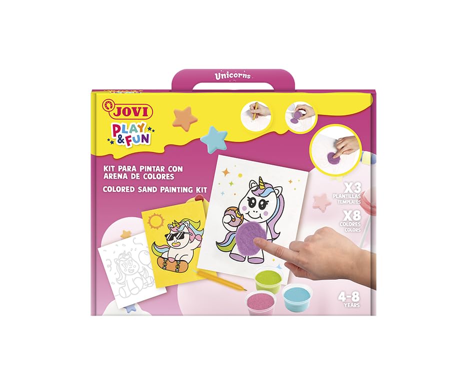 JOVI Sand Painting Kit - Unicorns