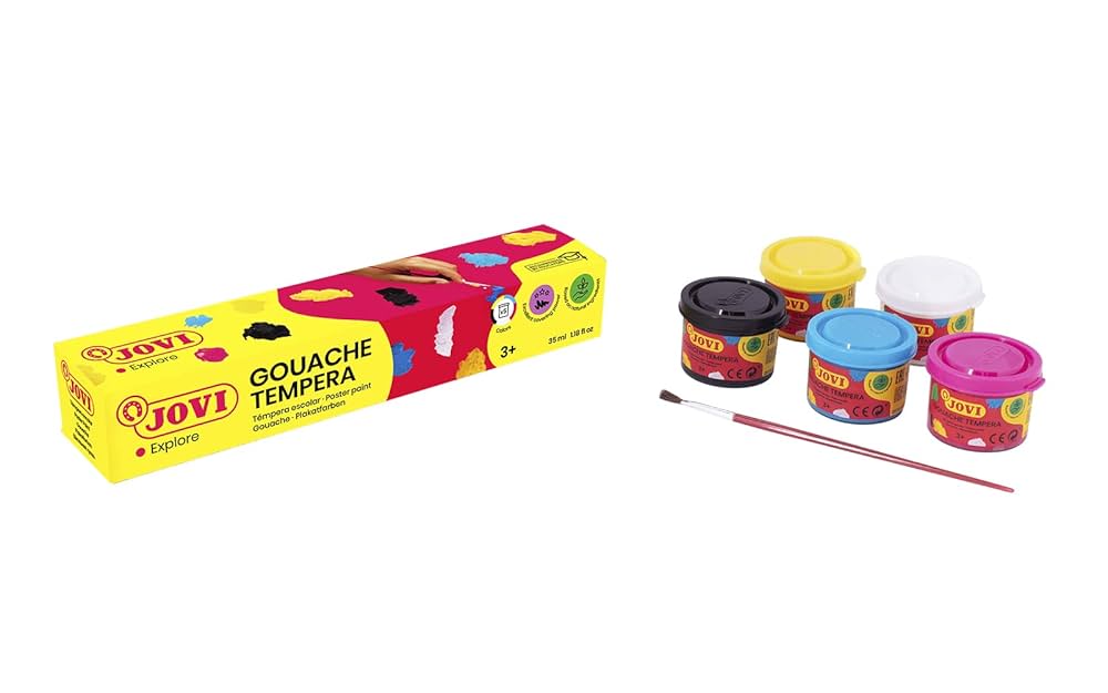 Jovi Gouache Tempera Poster Paint- 5 pcs