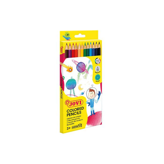 Jovi Colored Pencils, a pack of 12.