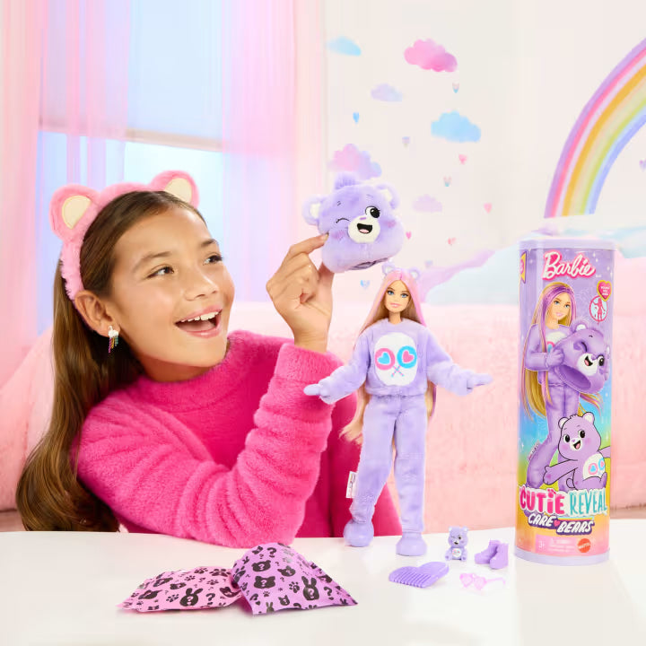 Barbie® Cutie Reveal Care Bears Series - Share Bear (Blonde)