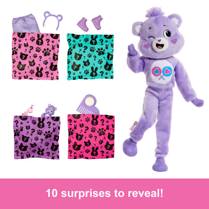 Barbie® Cutie Reveal Care Bears Series - Share Bear (Blonde)