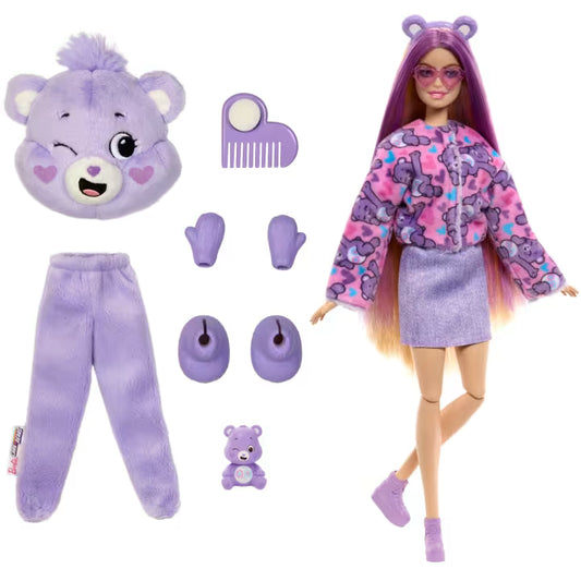 Barbie® Cutie Reveal Care Bears Series - Share Bear (Blonde)