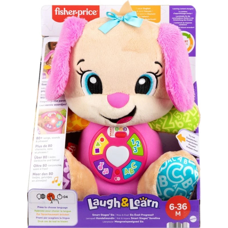 Laugh & Learn First Words Sis - FR/QE/GER/IT/DU
