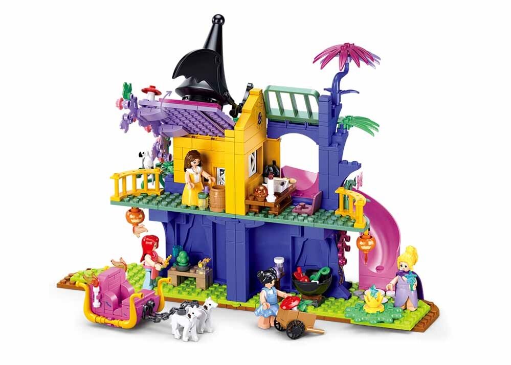 Sluban - Girls Dream - Magical Tree House - Age +6 | سلوبن - قطع التركيب - حلم الفتيات - بيت الشجرة السحري - العمر +6