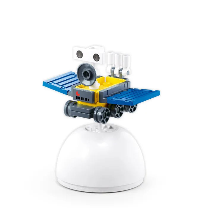 Sluban - Bricks Egg - Space (12 Types) - Age +6 | سلوبن - قطع التركيب - بيض البريكس - الفضاء (12 نوعًا) - العمر +6
