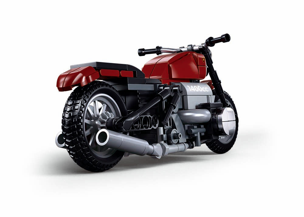 Sluban - Modelbricks - R18Ms Motorcycle 1/12 (222Pcs) - Age +10 | سلوبن - قطع التركيب - موديل بيريكس - دراجة نارية 1/12 (222 قطعة) - العمر +10