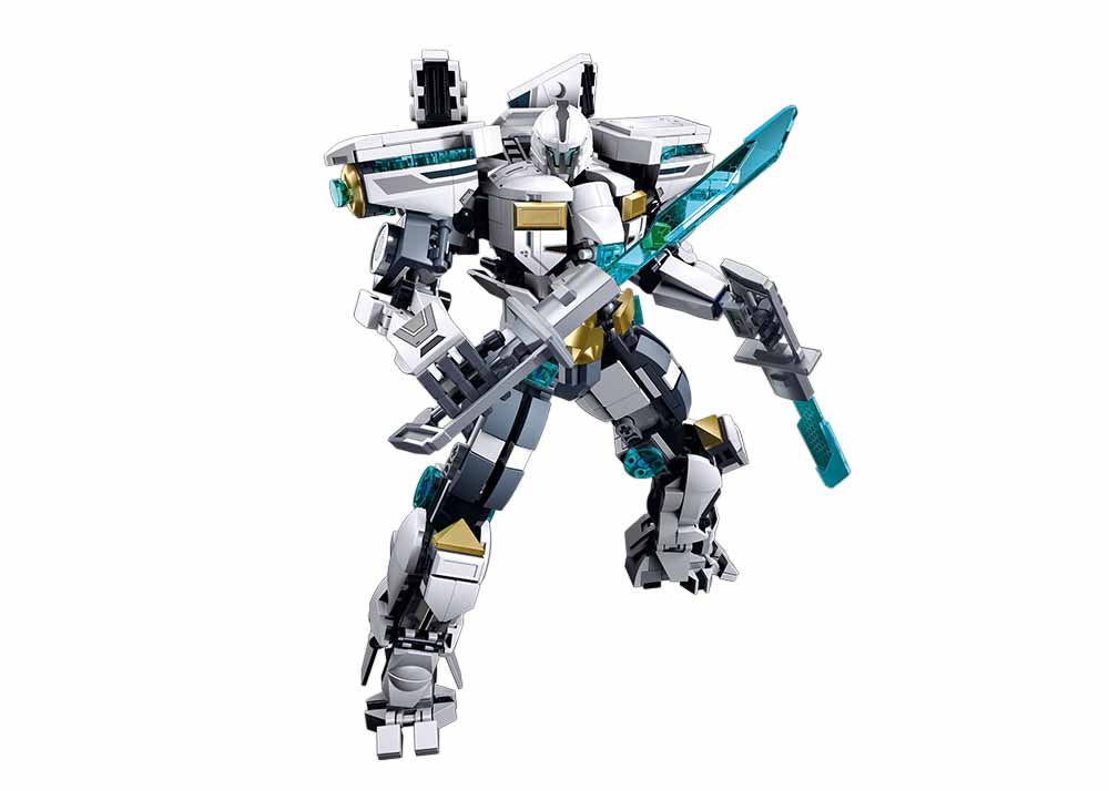 Sluban - P.R. Mecha - Robot 04 (561Pcs) - Age +8 | سلوبن - قطع التركيب - ميكا - روبوت 04 (561 قطعة) - العمر +8