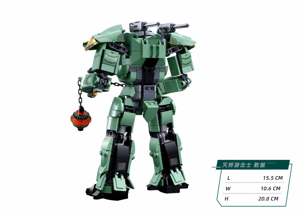 Sluban - P.R. Mecha - Robot 03 (542Pcs) - Age +6 | سلوبن - قطع التركيب - ميكا - روبوت 03 (542 قطعة) - العمر +6
