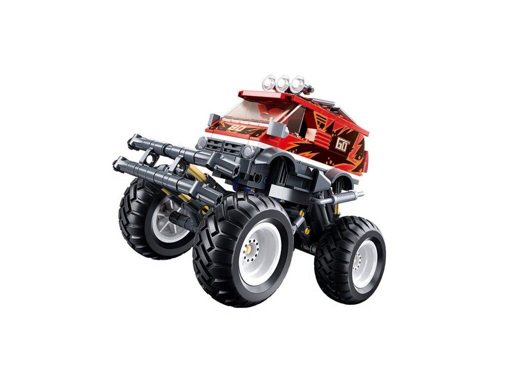 Sluban - Powerbricks - Off-Road Vehicle (Pull Back) (261 Pcs) - Age +6 | سلوبن - قطع التركيب - باور بيريكس - مركبة الطرق الوعرة (سحب للخلف) (261 قطعة) - العمر +6