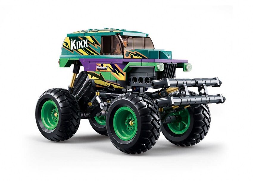 Sluban - Powerbricks - Off-Road Vehicle (Pull Back) (252 Pcs) - Age +6 | سلوبن - قطع التركيب - باور بيريكس - مركبة الطرق الوعرة (سحب للخلف) (252 قطعة) - العمر +6