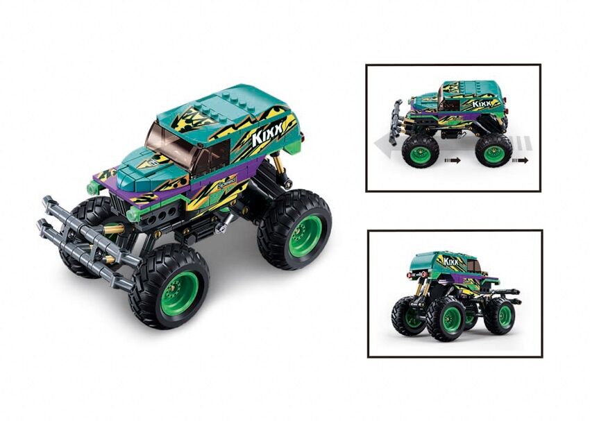 Sluban - Powerbricks - Off-Road Vehicle (Pull Back) (252 Pcs) - Age +6 | سلوبن - قطع التركيب - باور بيريكس - مركبة الطرق الوعرة (سحب للخلف) (252 قطعة) - العمر +6