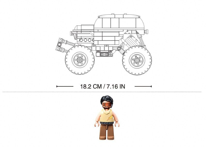 Sluban - Powerbricks - Off-Road Vehicle (Pull Back) (252 Pcs) - Age +6 | سلوبن - قطع التركيب - باور بيريكس - مركبة الطرق الوعرة (سحب للخلف) (252 قطعة) - العمر +6